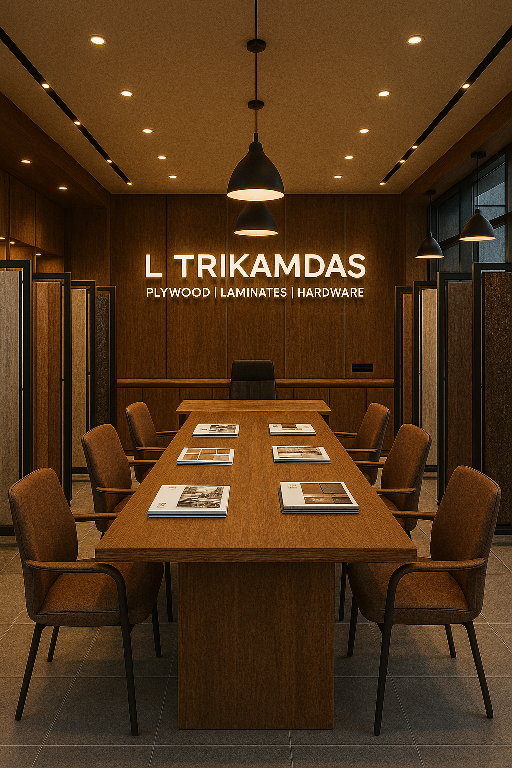 plywood and laminate showroom